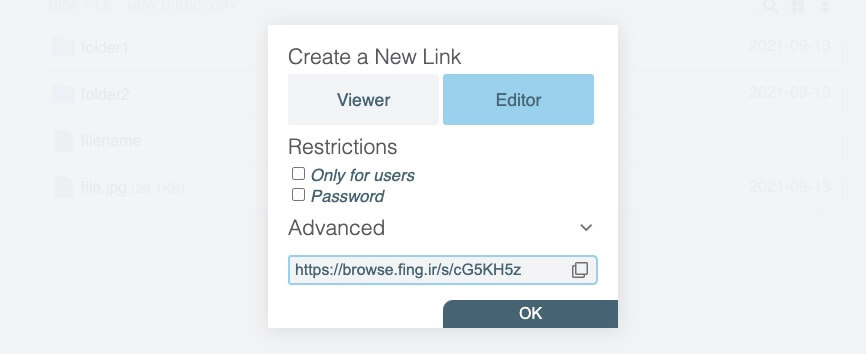 browse share file