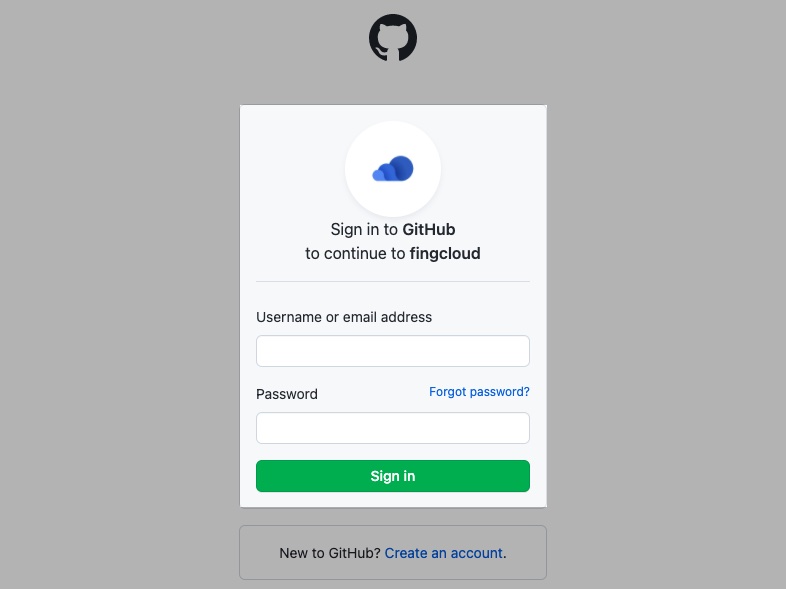 signIn github